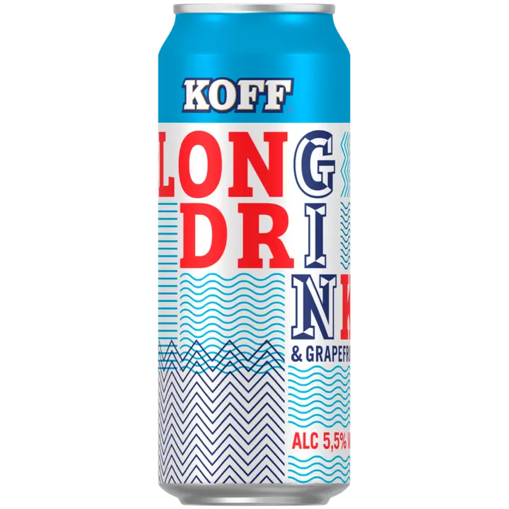 Koff Long Drink Grapefruit muu alkohoolne jook 5,5%vol 500 ml