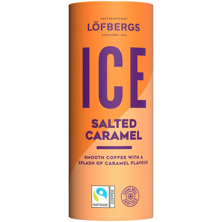 Löfbergs ICE Coffee Salted Caramel Jääkahvi 230 ml Reilukauppa
