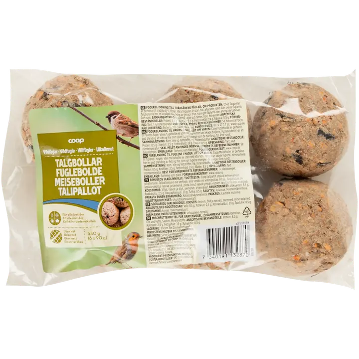 Coop rasvapallid õuelindudele 6x90g