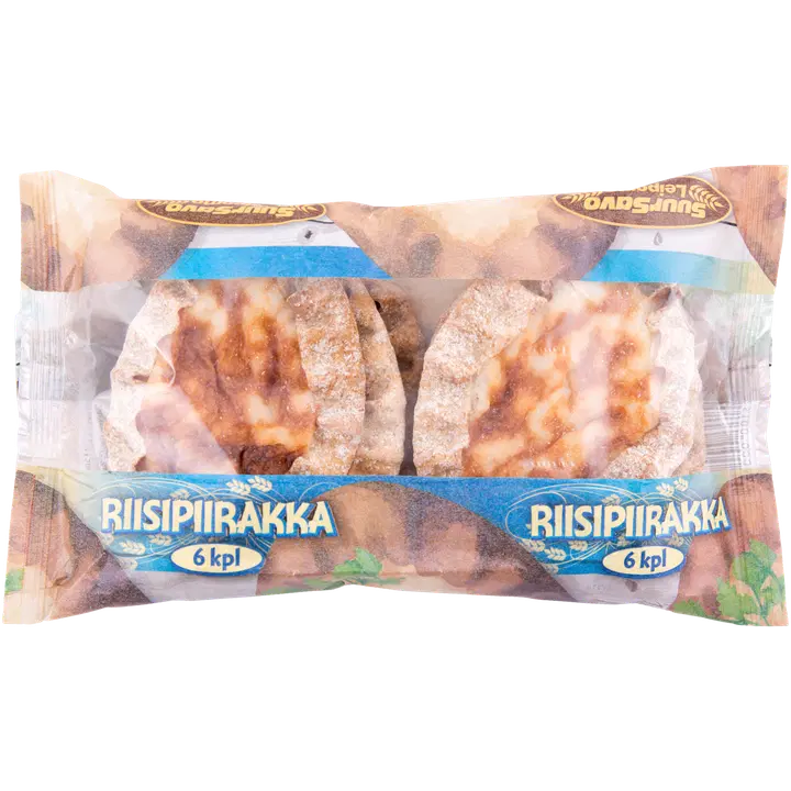 Suur-Savon leipomo 0,3kg Riisipiirakka 6 kpl