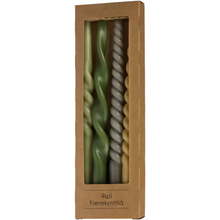 Kierrekynttilä 4 kpl , 28 cm multi 1