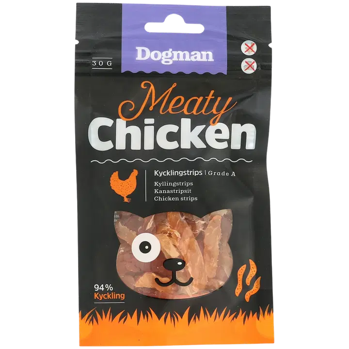 Dogman MeatyChicken Kanastripsit 30g