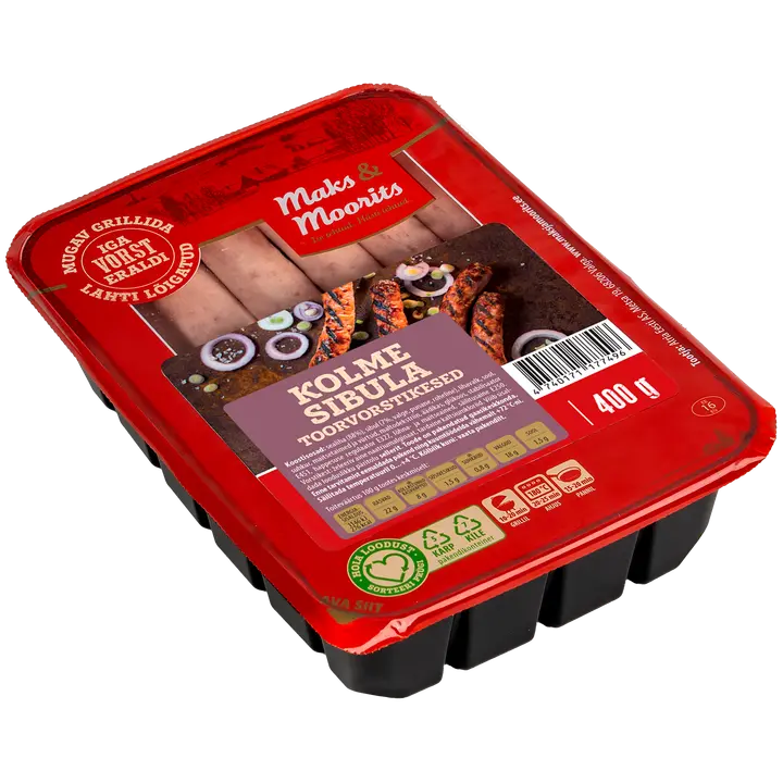 Ma&orits Kolme Sibula Toorvorstikesed 400 G