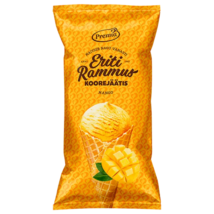 Eriti Rammus Mango Koonusjäätis 100g /200 ml