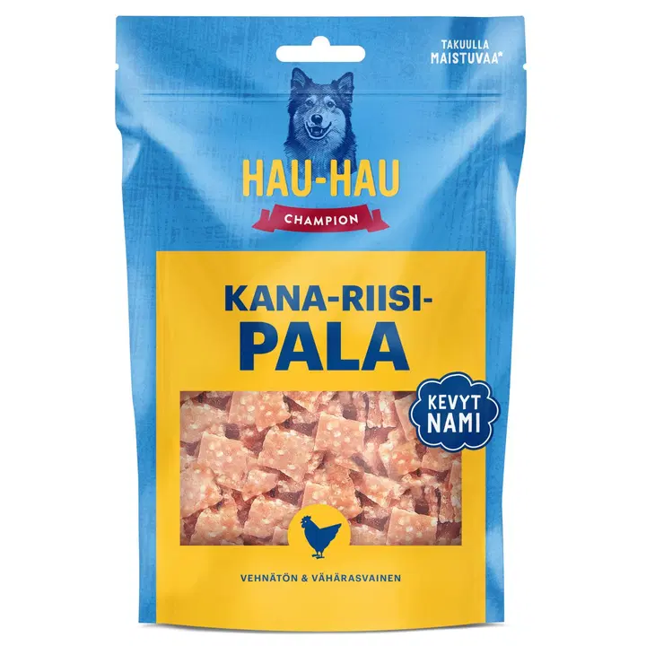 Hau-Hau Champion Kana-riisipala 100 g