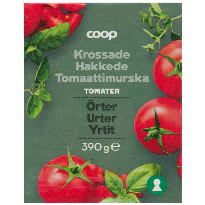 Coop tomaattimurska yrteillä 390 g