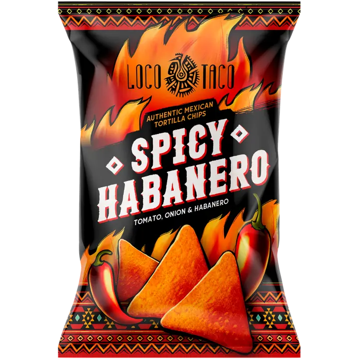 Loco Taco Tortilla chips spicy habanero 150g