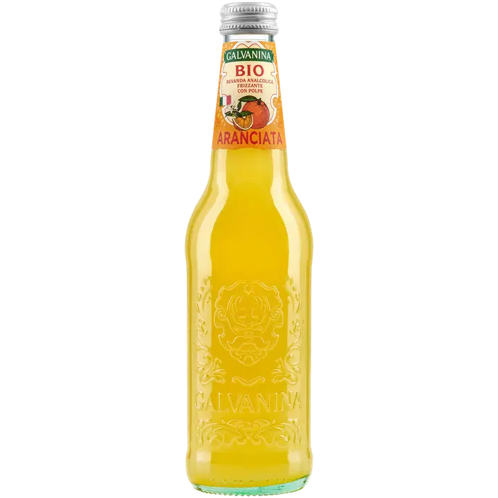 Galvanina Bio Bevanda Analcolica Frizzante Con Polpe Aranciata 355 ml pullo