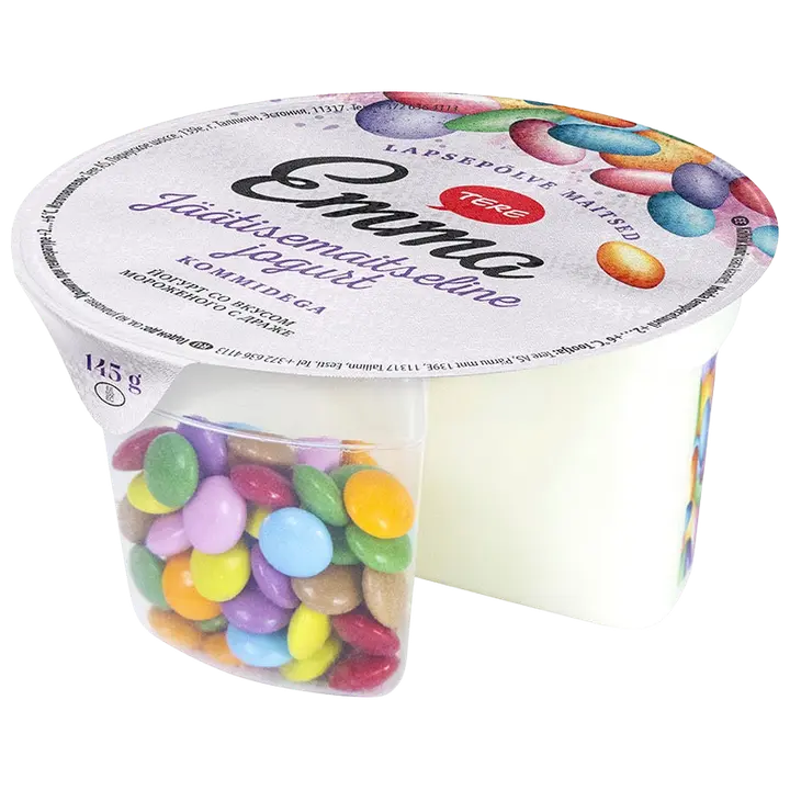 Emma Jäätisemaitseline jogurt kommidega, 145 g