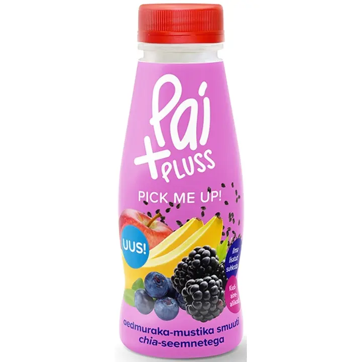 Pai+ aedmuraka-mustika smuuti chia-seemnetega, 280ml
