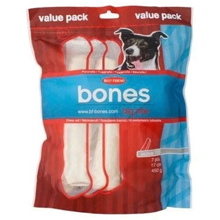 Best Friend Bones Vaalea pururulla 17cm 7kpl 450g