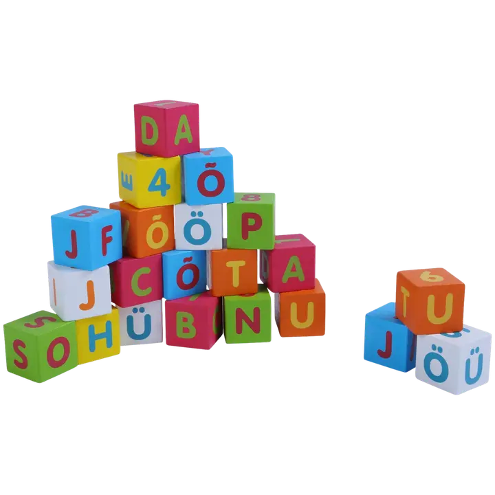 Puidust eesti täheklotsid 3,5 cm Gerardo's Toys