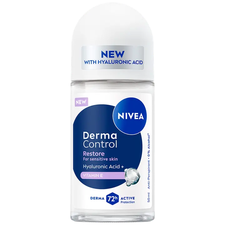 NIVEA 50ml Derma Control Restore Deo Roll-on -antiperspirantti