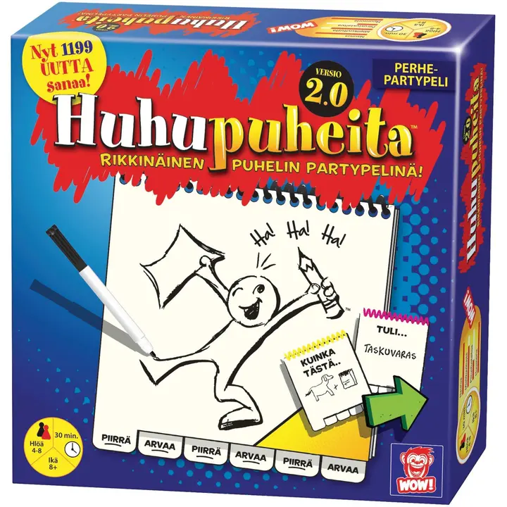 WOW Toys lautapeli Huhupuheita 2.0 8+