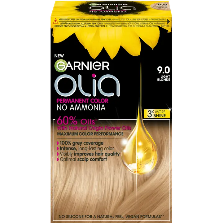 Garnier Olia 9.0 Light Blonde kestoväri 174ml