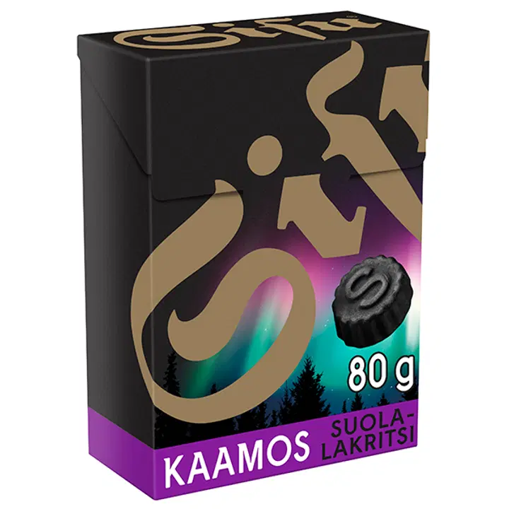 Sisu Kaamos Suolalakritsi pastilli 80g