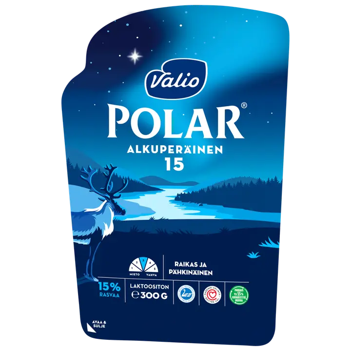 Valio Polar® Alkuperäinen 15 % e300 g viipale