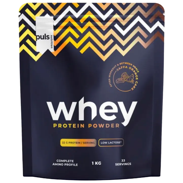 Puls Whey proteiinijauhe Jaffa 1 kg