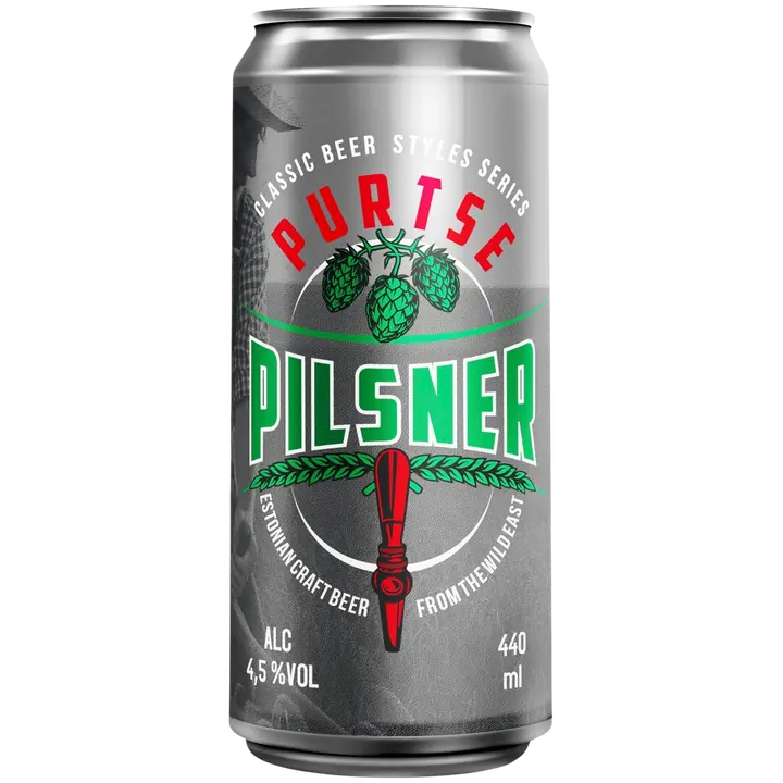 Purtse Classic Series Czech Pilsner õlu 4,5%vol 440ml