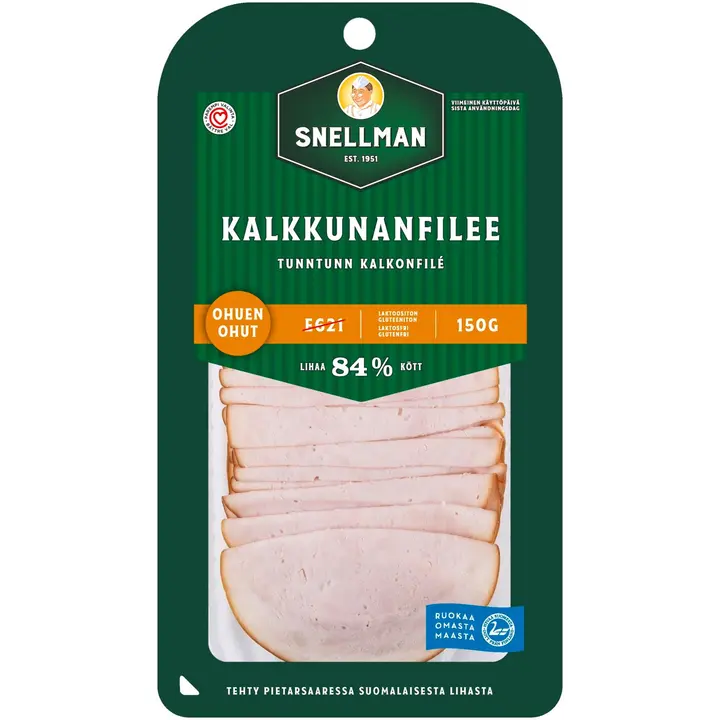 Snellman Ohuen ohut kalkkunanfilee 150g