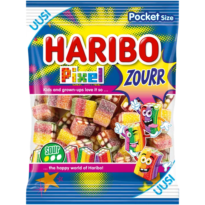 HARIBO Pixel Zourr 80 g karkkipussi