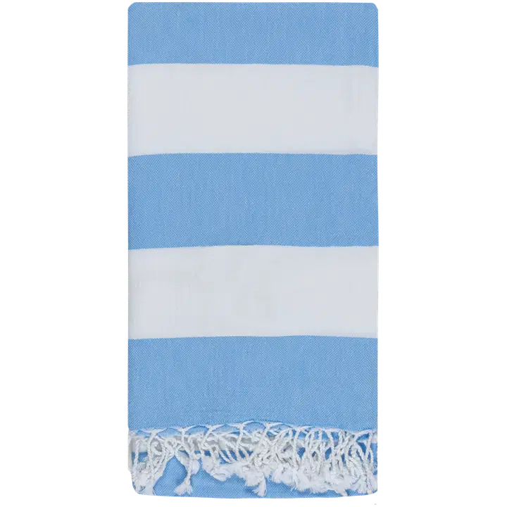 House hamam-pyyhe 90x180 cm vaaleansininen/valkoinen