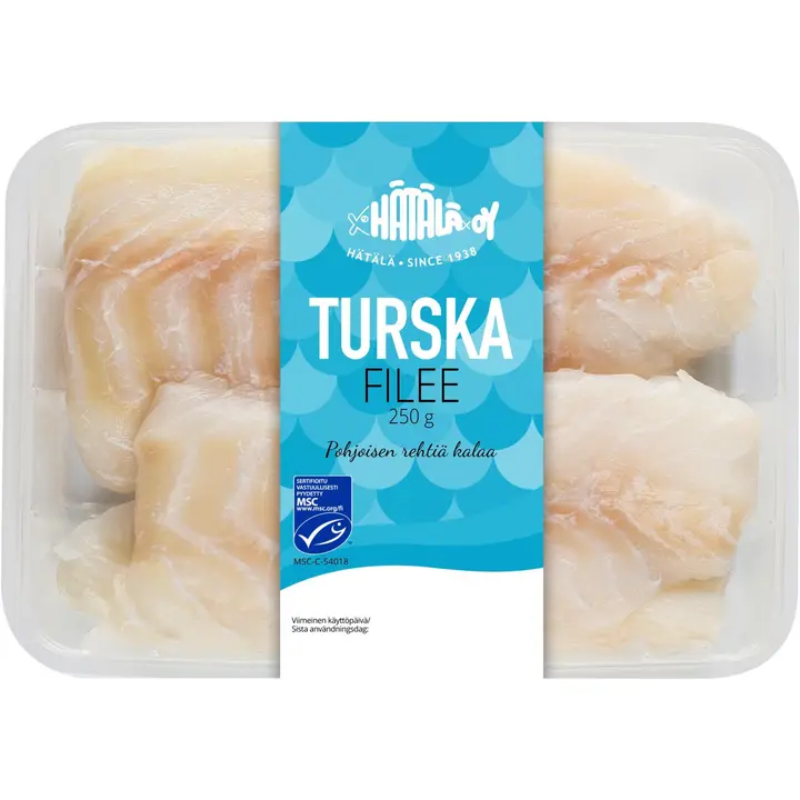 Hätälä Turskaselkäfilee MSC 250g