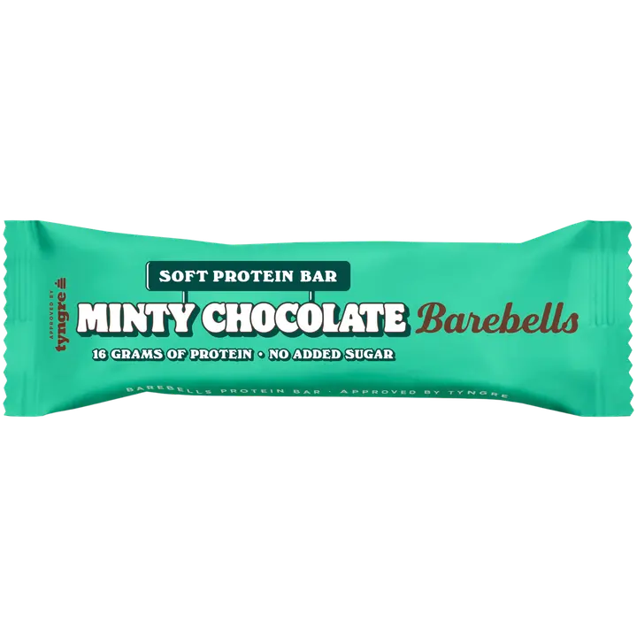Barebells Soft Minty Chocolate - mintun makuinen proteiinipatukka 55g