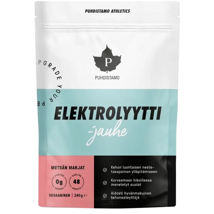 Puhdistamo Elektrolyyttijauhe Metsän marjat 240 g