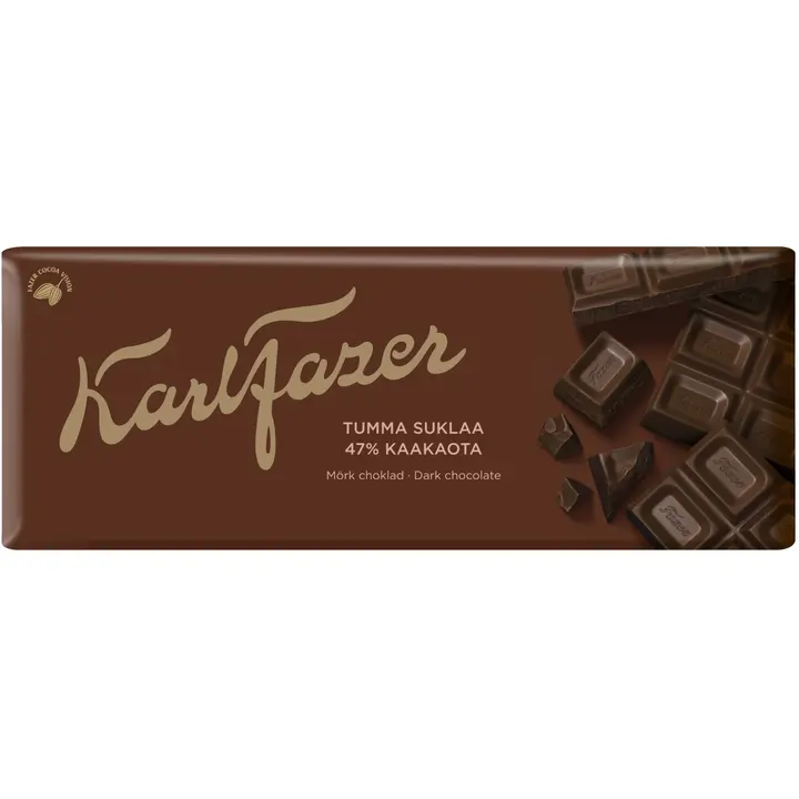 Karl Fazer tumma suklaalevy 180g