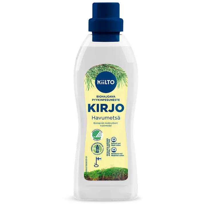 Kiilto Kirjo biohajoava pyykinpesuneste Havumetsä 720 ml