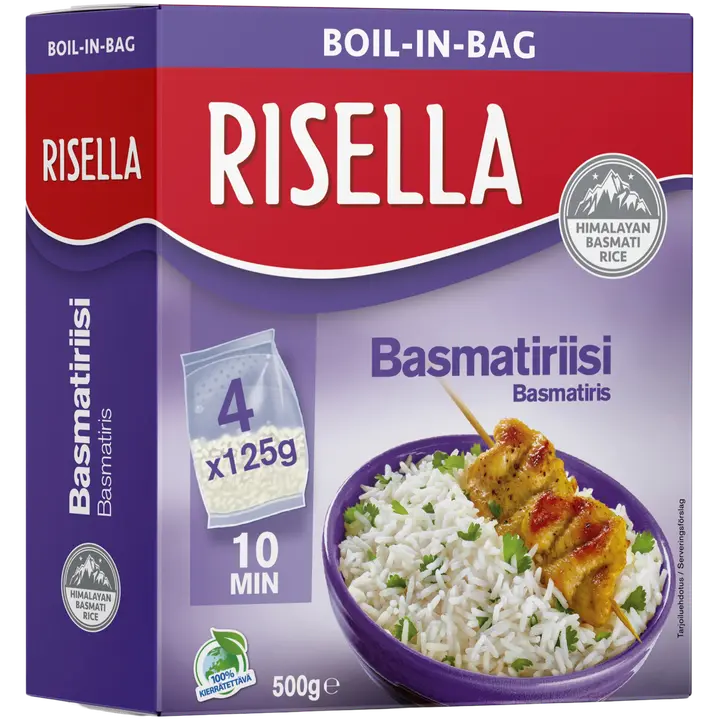 Risella Basmatiriisi keitinpussissa 4x125g