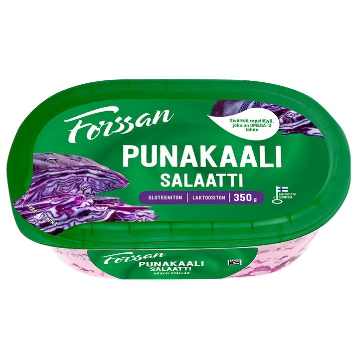 Forssan punakaalisalaatti 350g