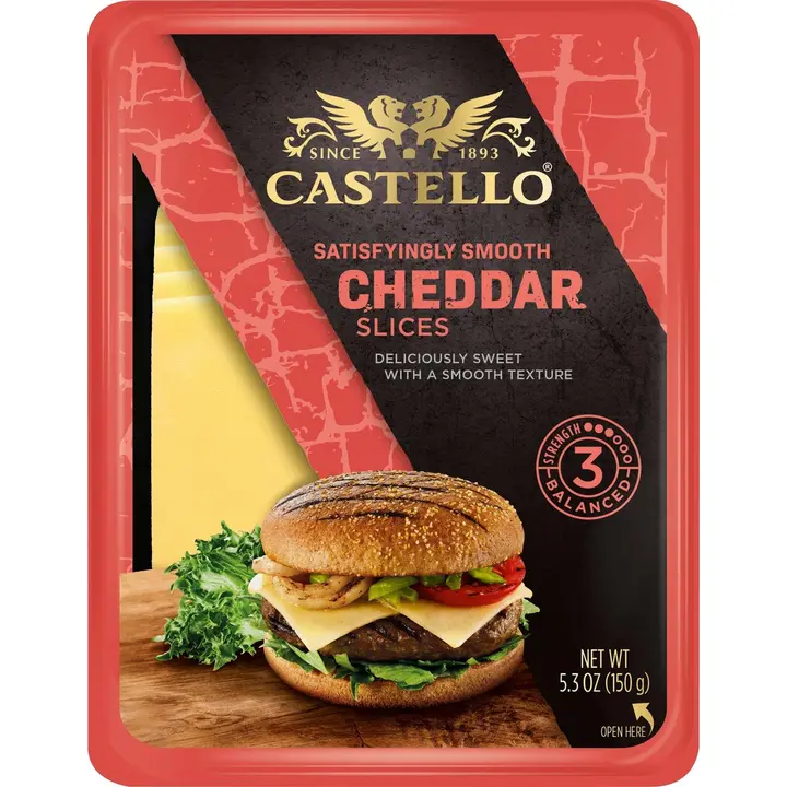 Castello Burger Cheddar viipaleet 150 g