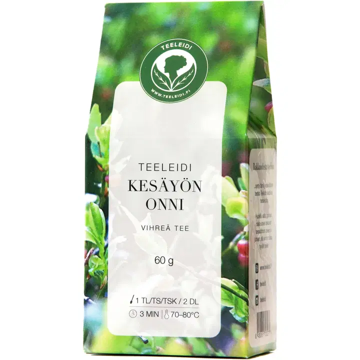 Teeleidi 60g Suomi Kesäyön Onni vihreä tee