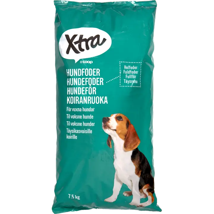 Xtra koiran kuivaruoka liha 7,5 kg