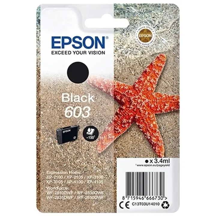 Epson 603 mustepatruuna musta