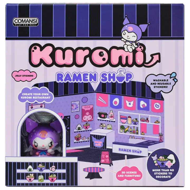 Comansi leikkisetti ramen shop Kuromi tarra