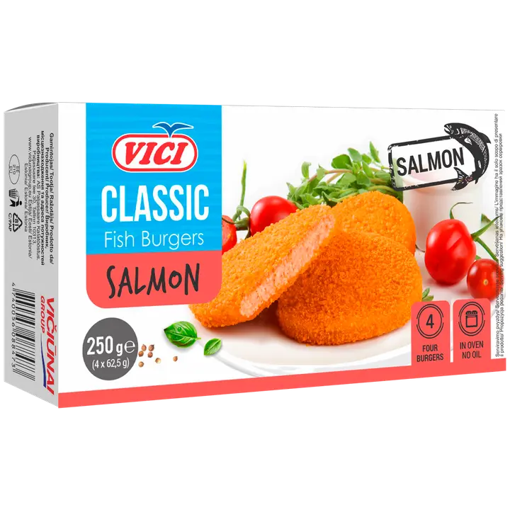 Vici paneeritud lõheburger 250g