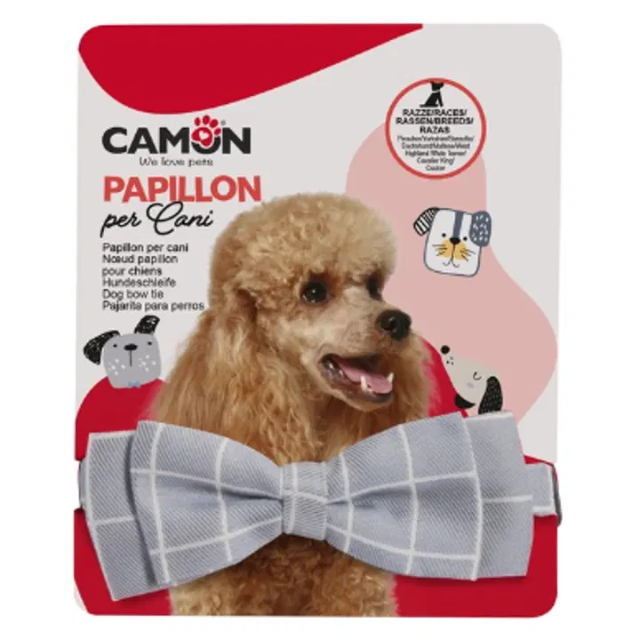 Camon koiran ruudullinen rusetti 30/47cm