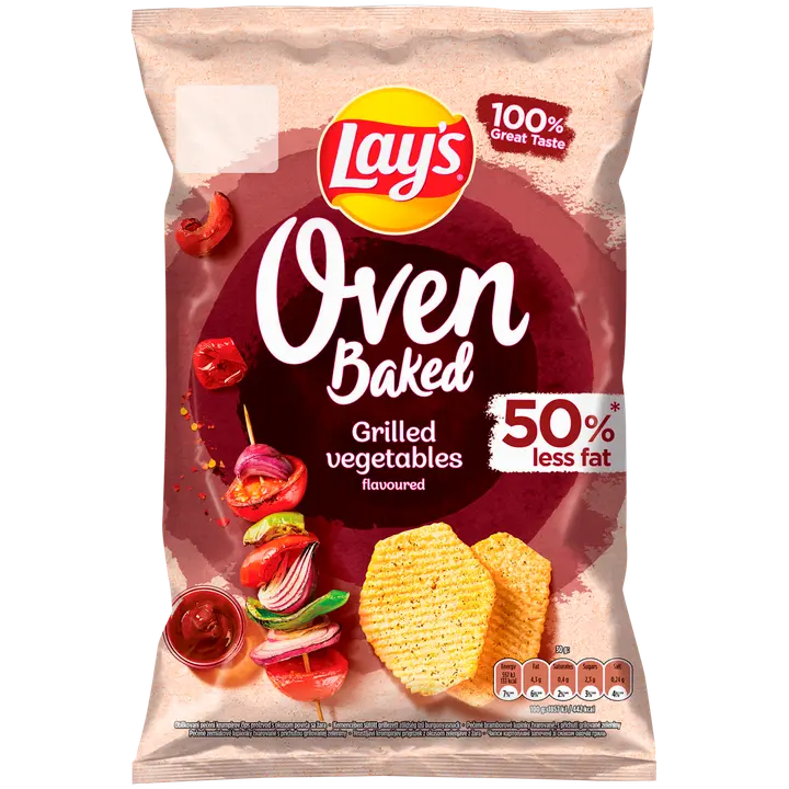 Lay's kartulikrõpsud Oven Baked Grillitud Juurviljad 110g