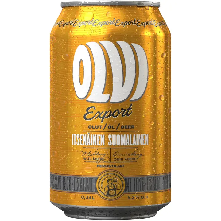 OLVI Export 5,2 % olut 0,33 l tlk