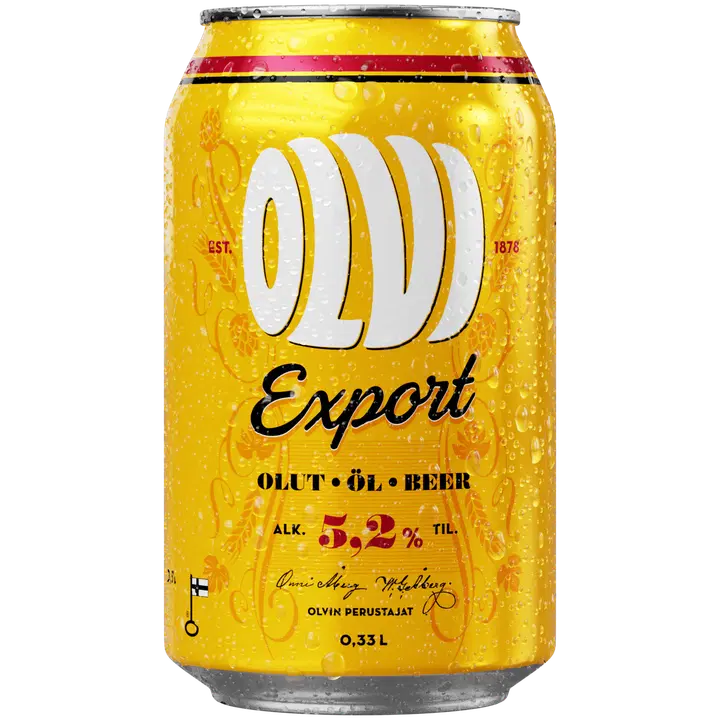 OLVI Export 5,2 % olut 0,33 l tlk