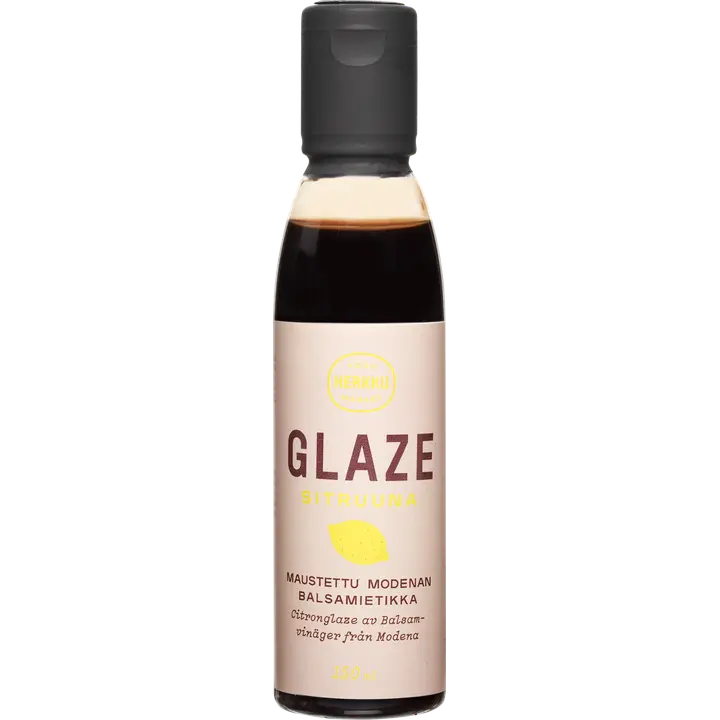 Herkku 150ml Glaze Sitruuna maustettu Modenan balsamietikka