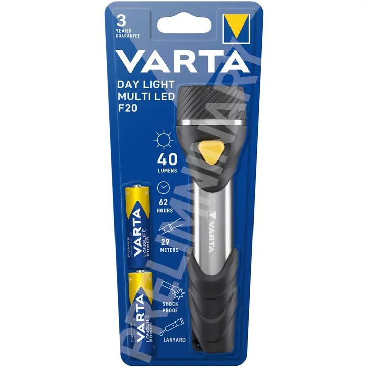 Varta Daylight F20 Multi Led käsivalaisin