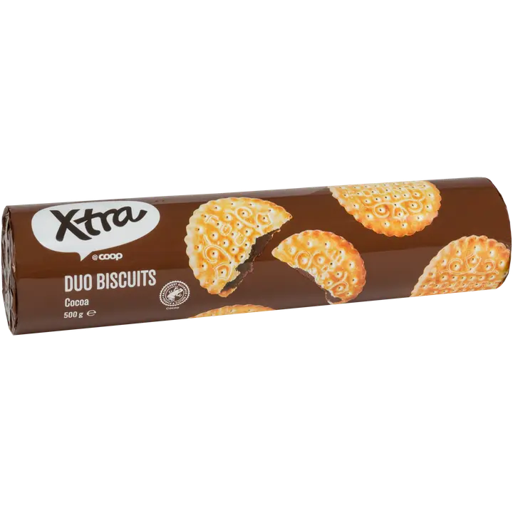 Xtra täytekeksi kaakao 500 g