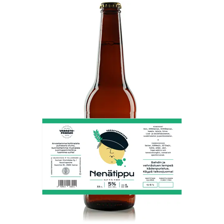 Varastopanimon Nenätippu 0,33L PLO