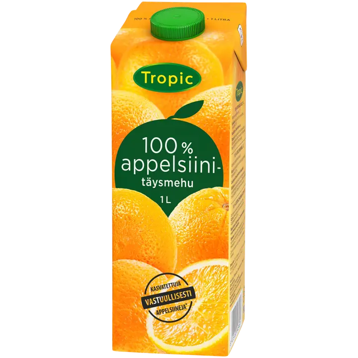 Tropic Appelsiinitäysmehu 1 L