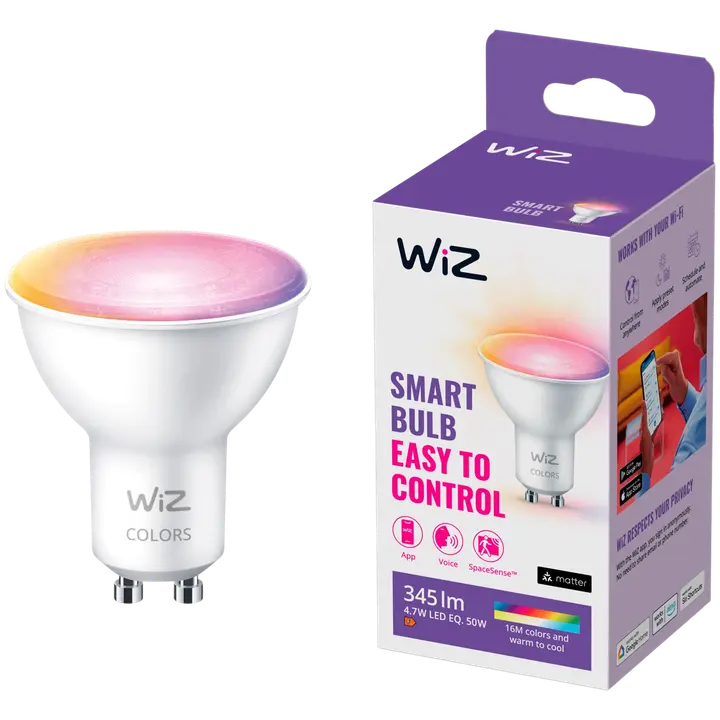 WiZ älylamppu GU10 4.8W Color Wi-Fi