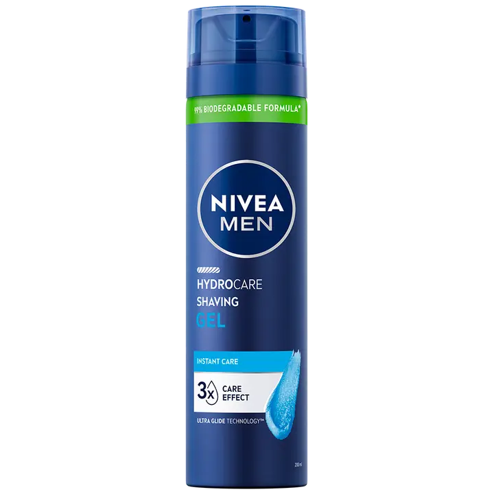 NIVEA MEN 200ml Hydrocare Shaving Gel -parranajogeeli